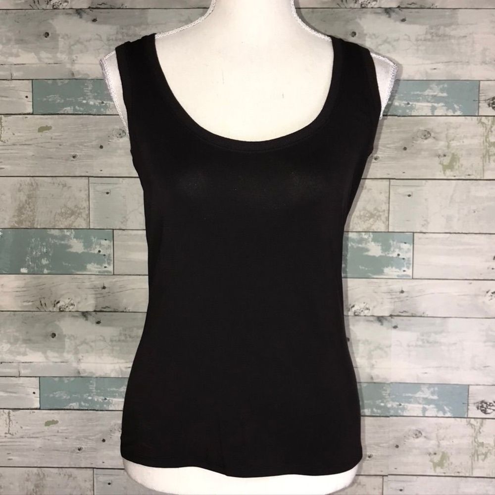 Elie Tahari black tank top #484